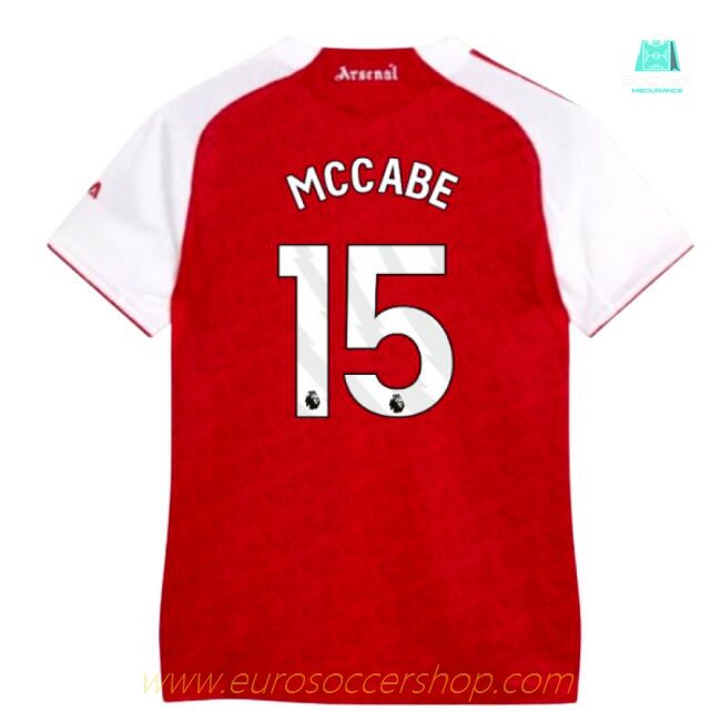 2025-2026 Arsenal Authentic Home Shirt (Womens) (McCabe 15)