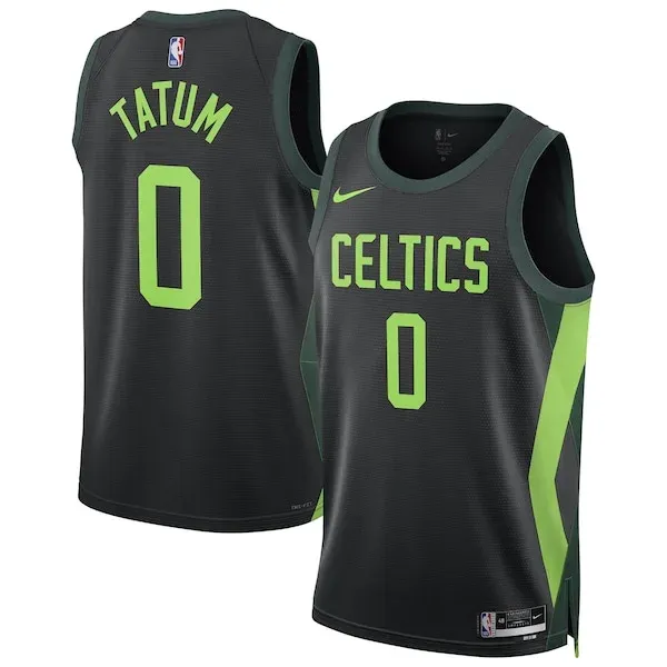 Jayson Tatum BOS Authentic Team Jersey - Black - Licensed Product
