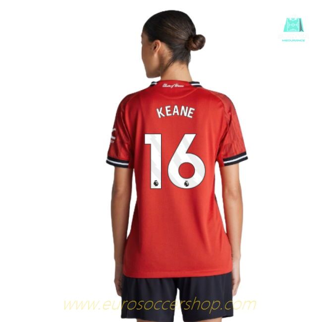 2025-2026 Man Utd Authentic Home Shirt (Womens) (Keane 16)