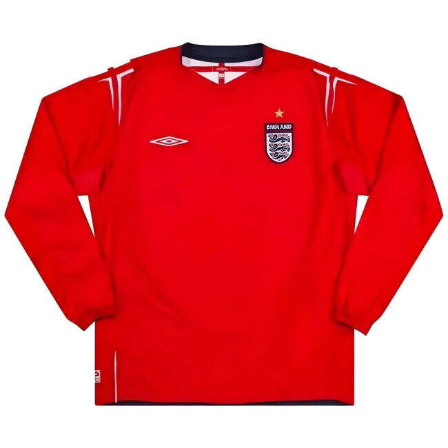 England 2004 Elite Style England High Standard Away Player Jersey
