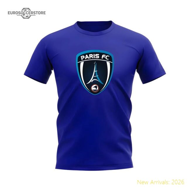 Popular Supporter Paris Fc Badge T-Shirt (Royal Blue)