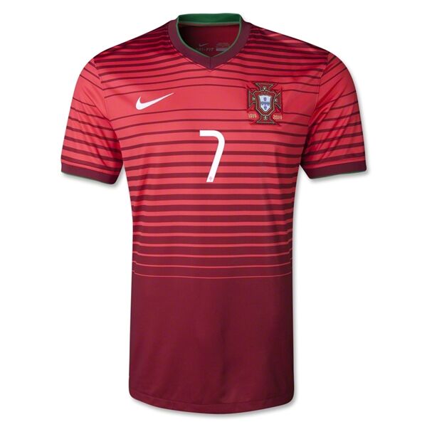 2014 Portugal 7 RONALDO Home Shirt - Official Replica 5076
