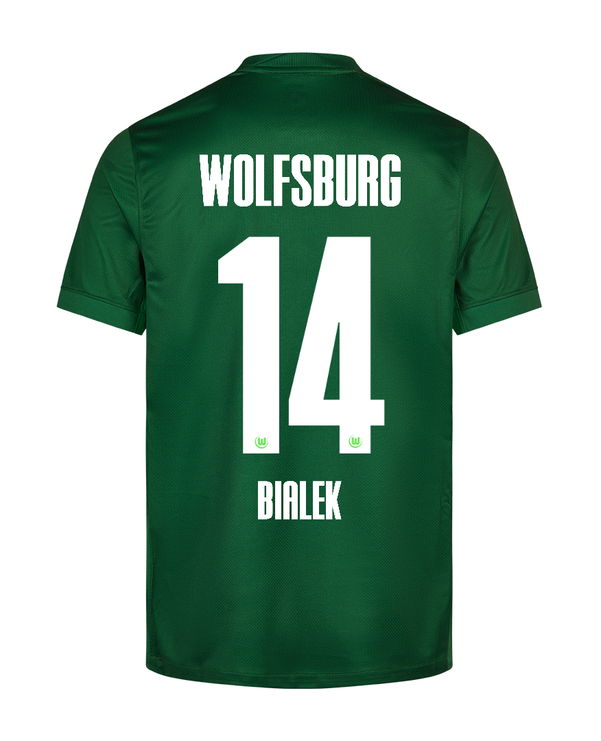 Wolfsburg 25-26 Season Home BIALEK #14 Football Jersey