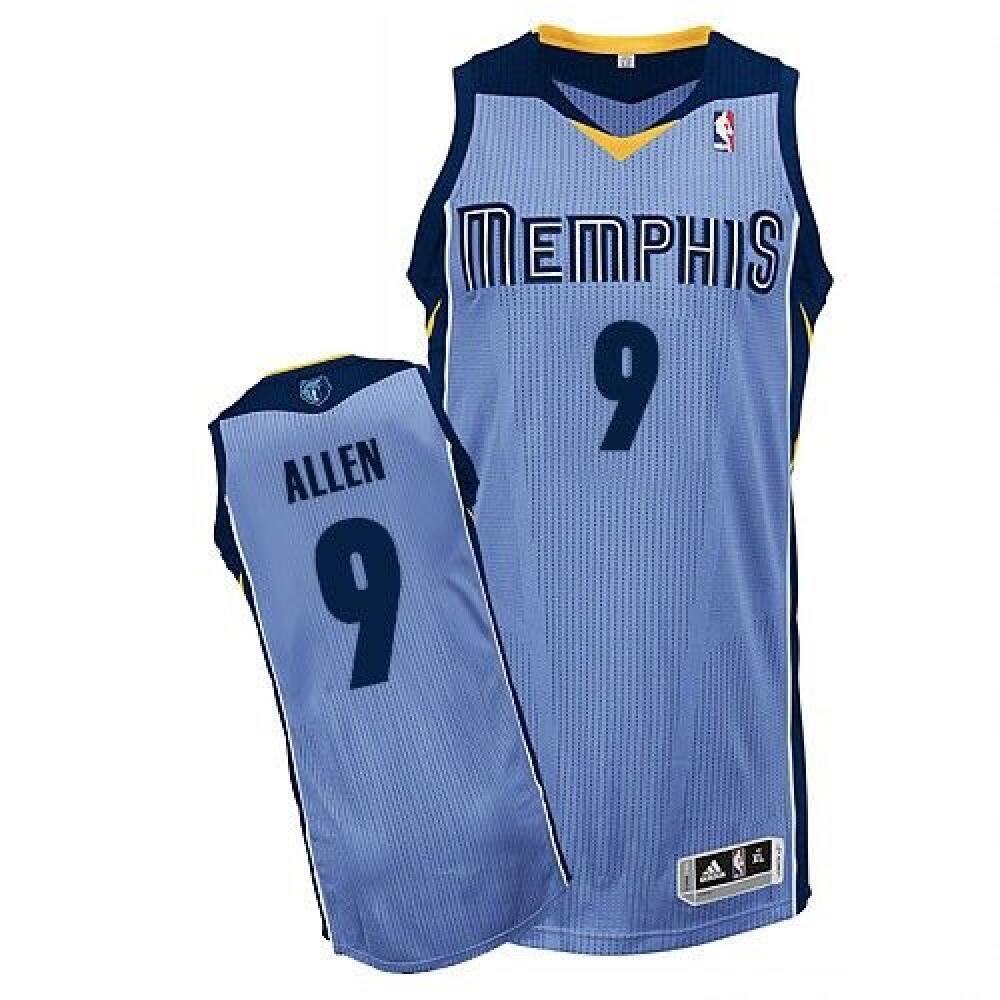 Premium Quality Men's Grizzlies #9 Tony Blue Basketball Jersey