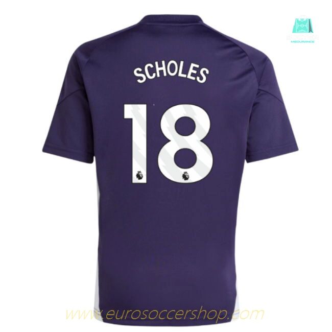 2025-2026 Man Utd Training Jersey (Aurora Plum) - Kids (Scholes 18)
