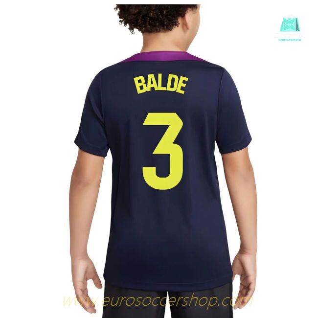 2025-2026 Barcelona Strike Training Shirt (Purple) - Kids (Balde 3)