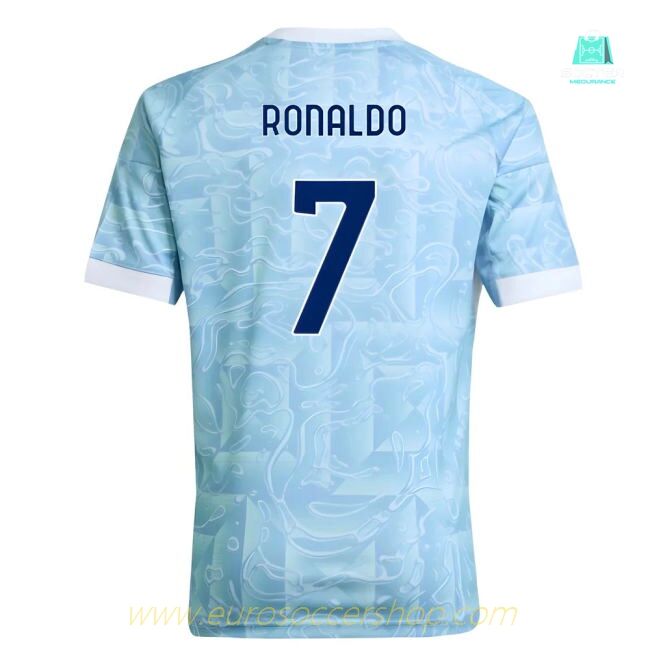 2025-2026 Juventus Away Shirt (Kids) (Ronaldo 7)