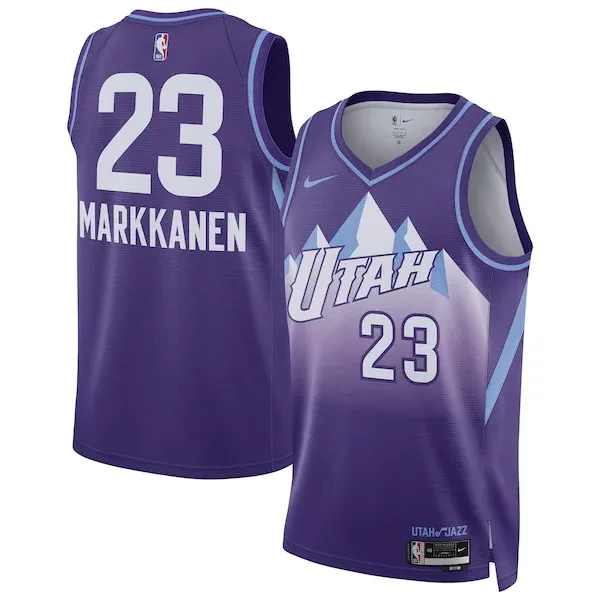 Lauri Markkanen UTA Swingman Jersey - trendy Basketball athletic