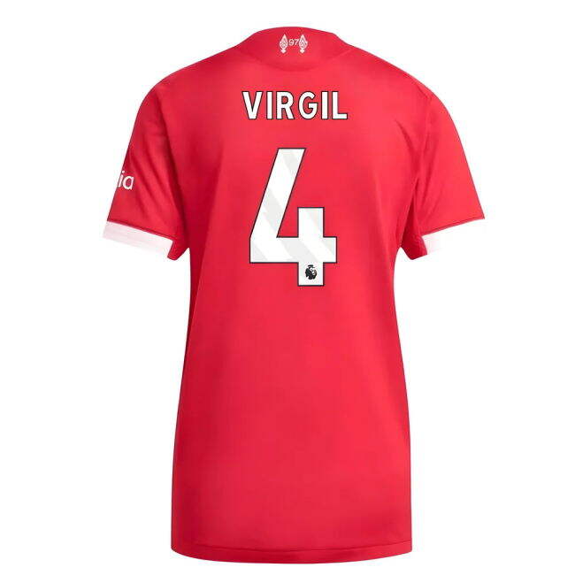 Liverpool Home Soccer Shirt 2025-20 Virgil 4 L M Women S
