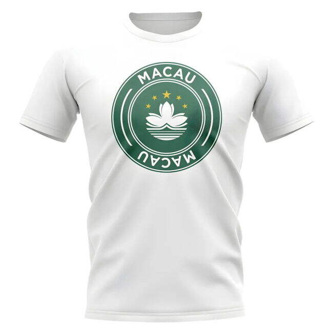 Macau Football Badge T-Shirt (White)