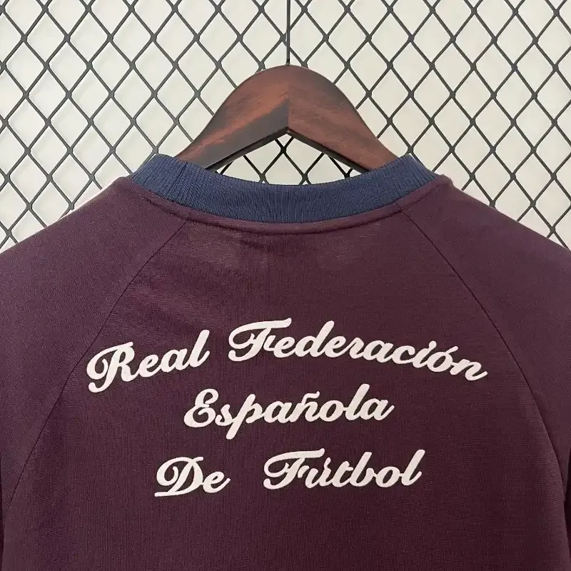 Spain Euro Retro Style Brown Soccer retro kit