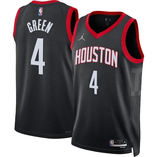 Jalen Green HOU Swingman Jersey - contemporary premium - Black
