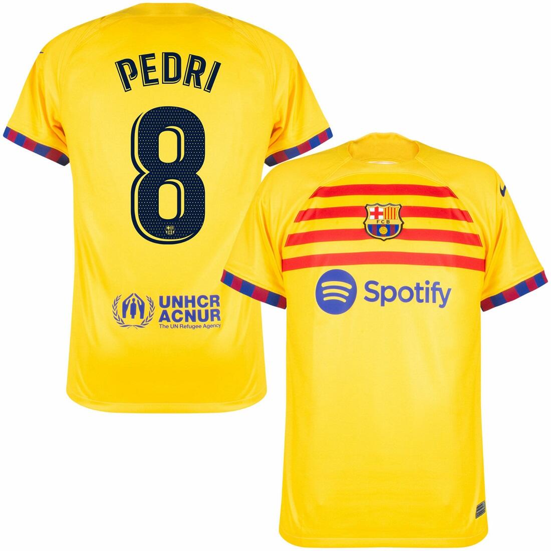 FC BARCELONA FOURTH PEDRI JERSEY 2022 2023