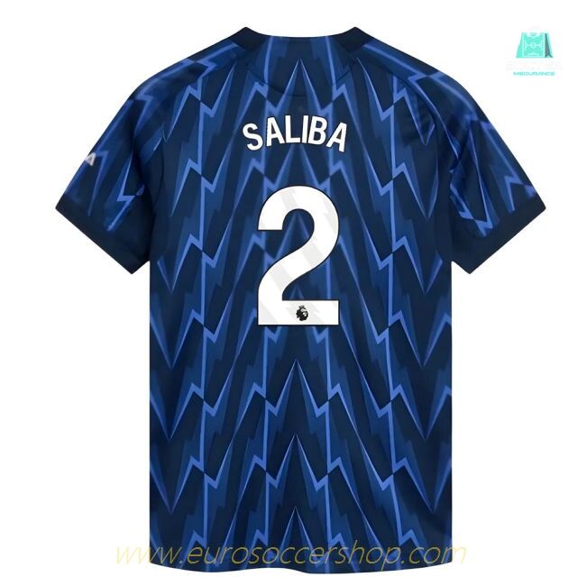 2025-2026 Arsenal Authentic Away Shirt (Womens) (Saliba 2)