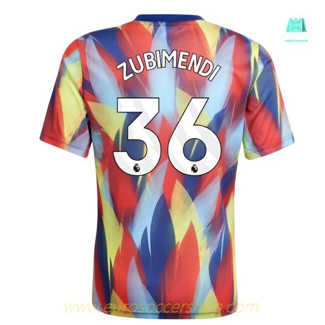 2025-2026 Arsenal Pre-Match Shirt (Victory Blue) - Kids (Zubimendi 36)