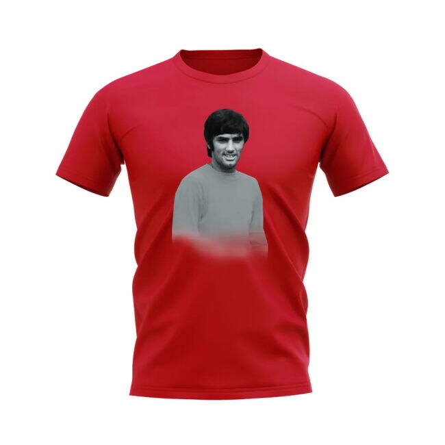 George Best Manchester United Legend T-Shirt (Red)
