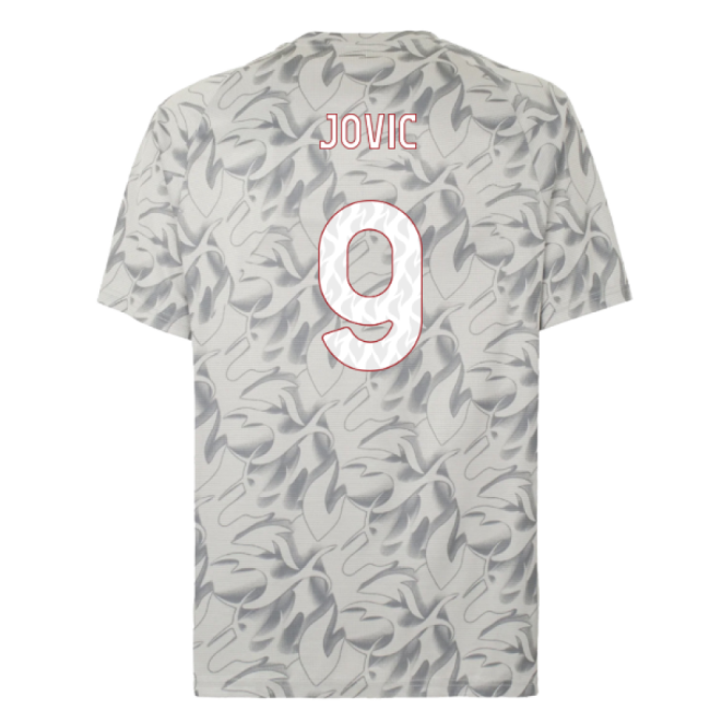 Committed Acm Ac Milan Warm Up Jersey Smokey Gray Jovic #9 Match Q...