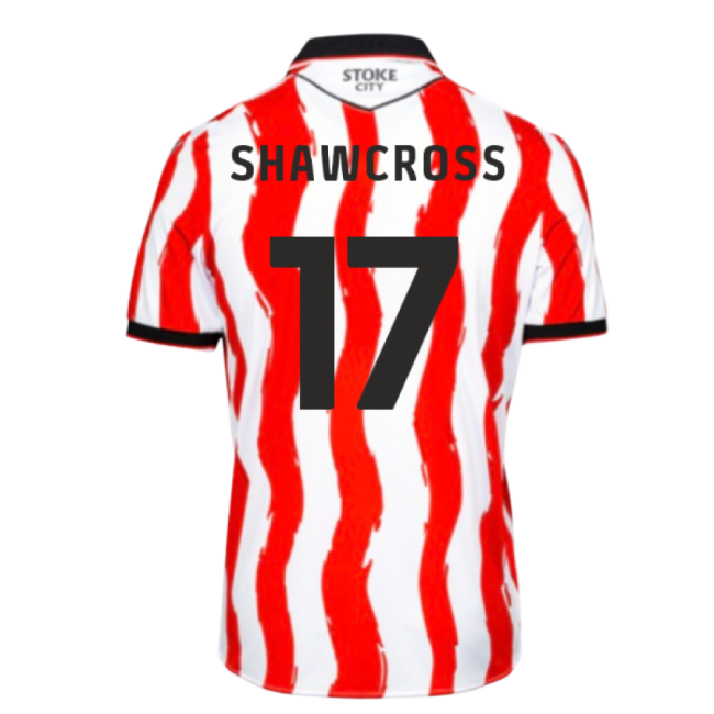 Fan Gear Football Stoke City Home Shirt Shawcross #17 Premium Qual...