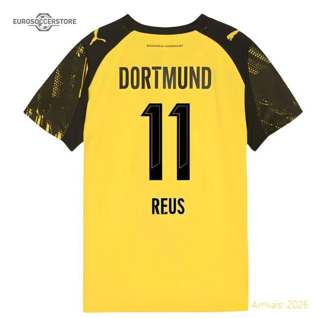 Outstanding 2025-2026 Borussia Dortmund Home Shirt (kids) (reus 11)