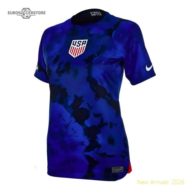Usa Football 20222023 Away Durable Jersey S Breathable