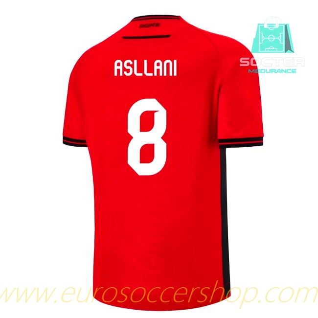 2025-26 Collection Albania Home Jersey (Asllani 8)
