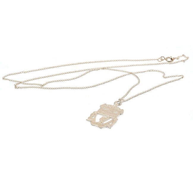 Liverpool FC Sterling Silver Pendant & Chain CR Small - premium