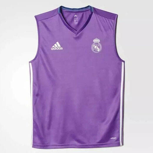 Real Madrid Purple 201617 Vest Soccer Jersey Shirt - Official Replica