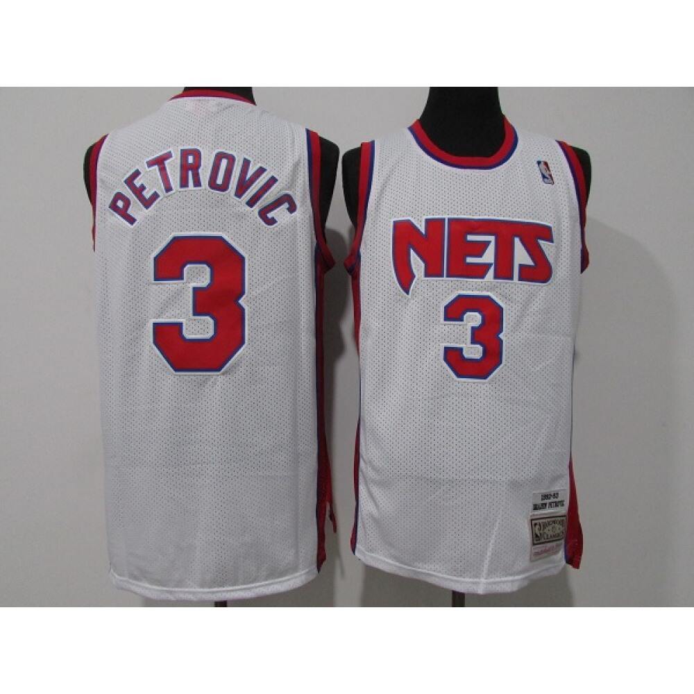 3 Brooklyn Nets Jersey White - - NBA Collection