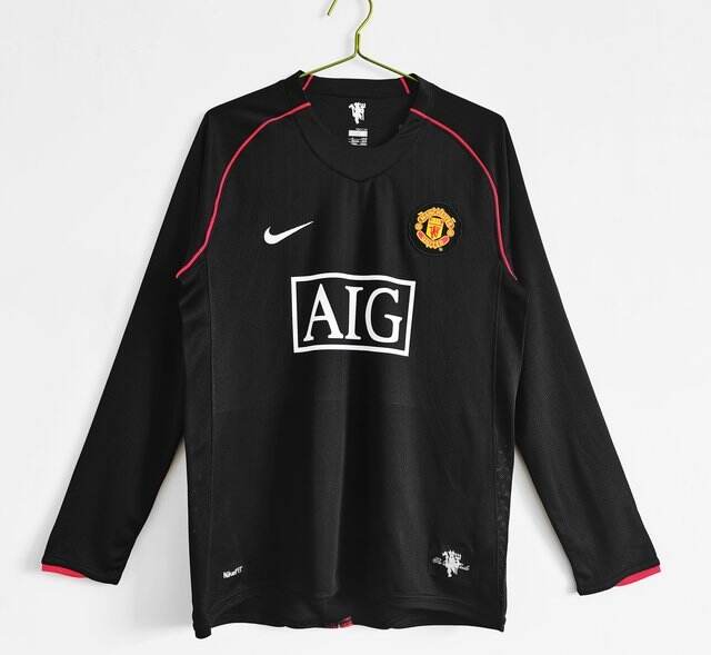 2007-2008 Man United kit third long sleeve