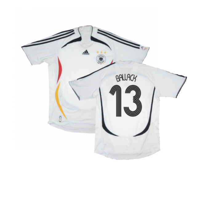 Germany 2005-07 Home Shirt ((Excellent) XL) (Ballack 13)