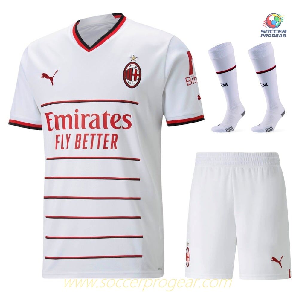 JERSEY KIT KIDS MILAN AC AID 2022 2023