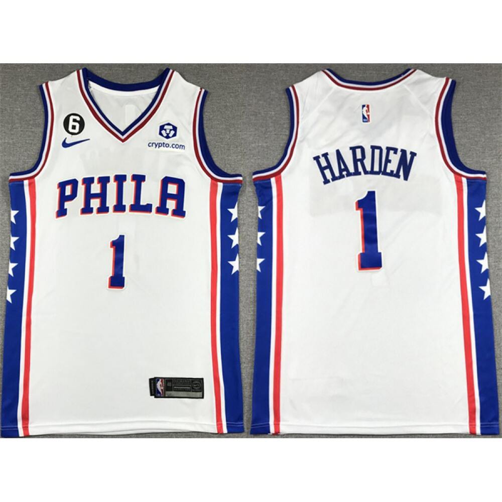 Fan Favorite Durable Men's 76ers #1 James White Basketball Jersey