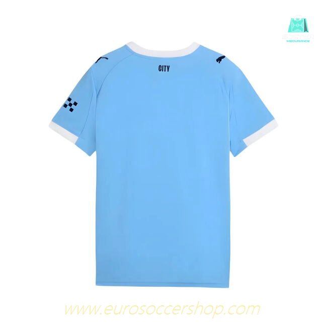2025-2026 Man City Home Shirt (Kids)