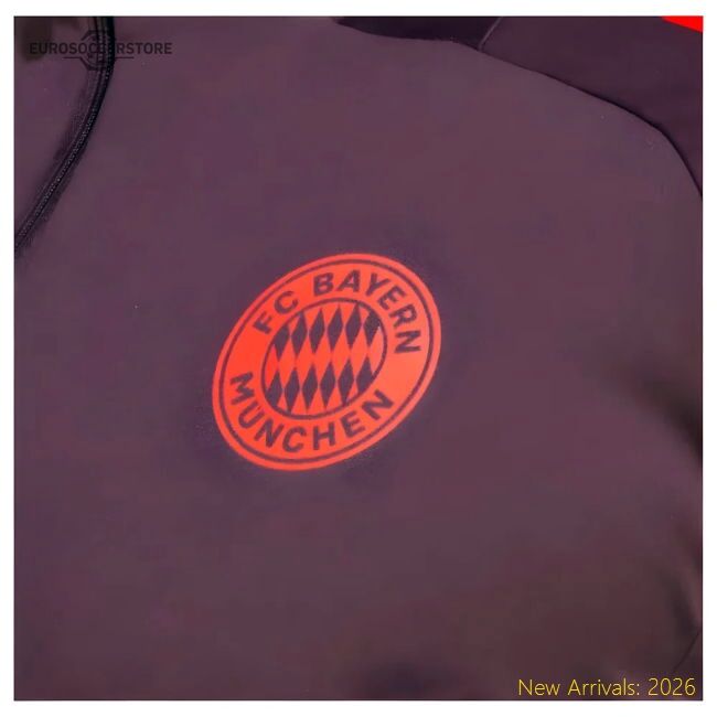 2024-2025 Bayern Munich Training Top (shadow Maroon) - Fan Design