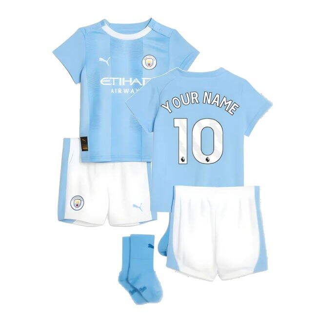 Adult 2023-2024 Man City Home Baby Kit (Your Name)