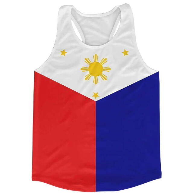 World-Class World-Class Phillippines Flag Running Vest Top-Tier