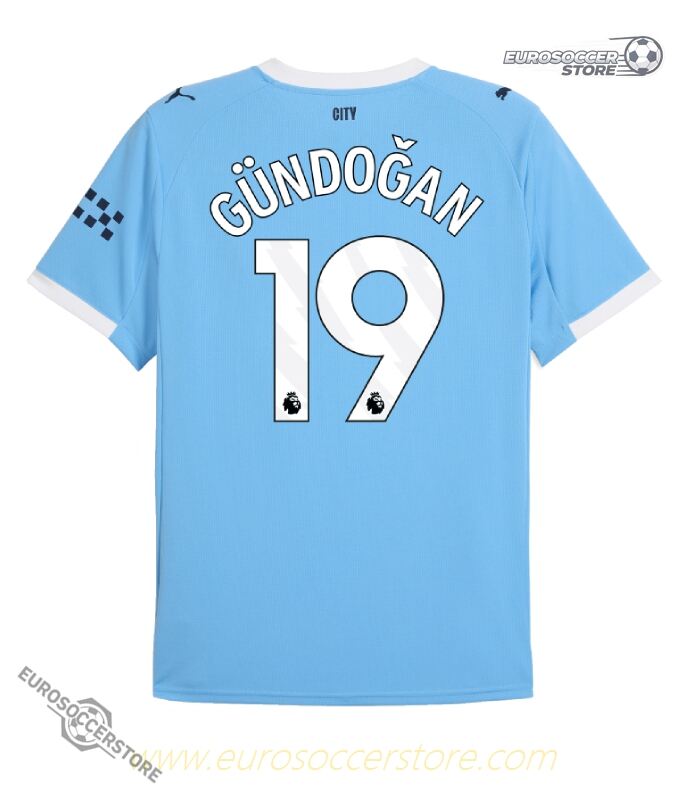 Gündoğan's 2025-26 Manchester City Home Jersey - Version 19