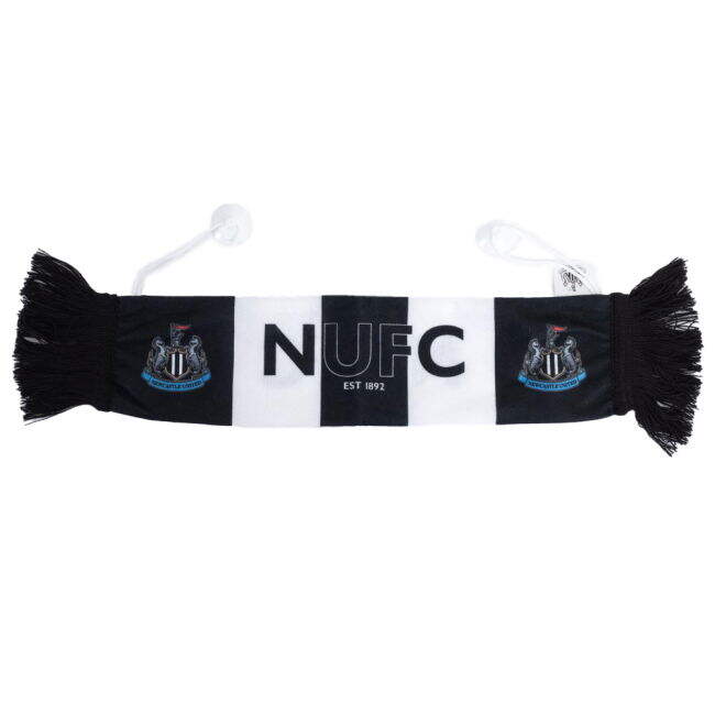 Newcastle United FC Mini Car Bar Scarf - fan gear