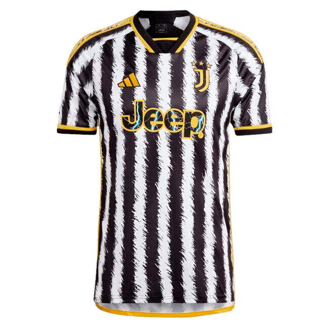 2023-2024 Juve Home Shirt Moisture Wicking Durable Stitching
