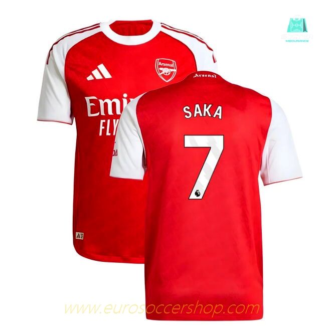 2025-2026 Arsenal Authentic Home Shirt (Saka 7)