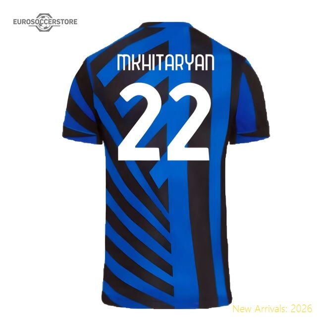 Premium 2024-2025 Inter Milan Home Shirt (Mkhitaryan 22)