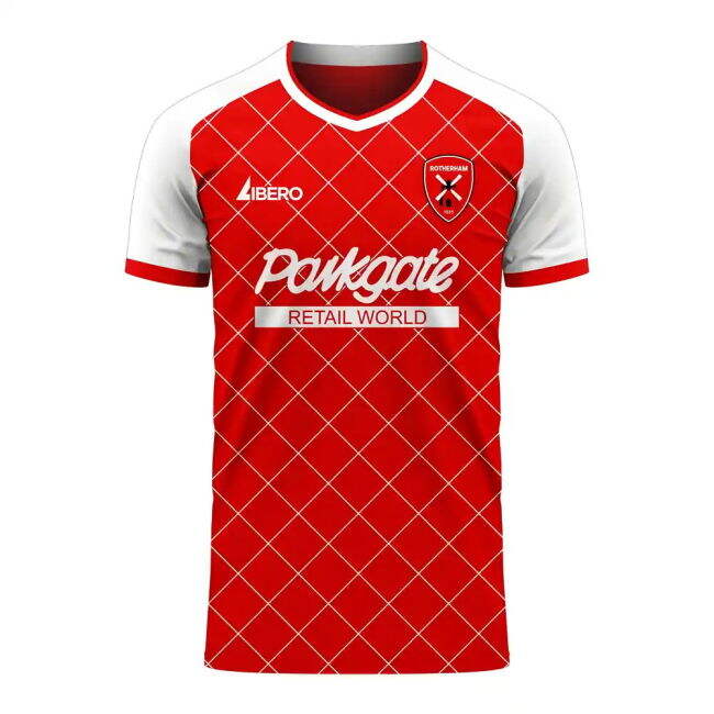 Rotherham 2025-2026 Home Concept Football Kit (Libero) - Womens