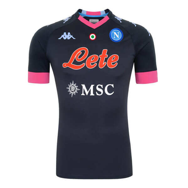 Napoli 20-21 Third Black Soccer Shirt Jersey - Official Replica 22887