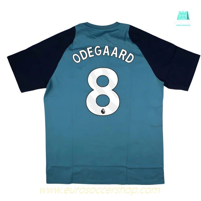 2025-2026 Arsenal Training Tee (Blanch Blue) (Odegaard 8)