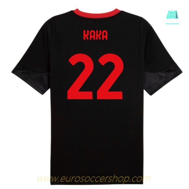 2025-2026 AC Milan Training Jersey (Black) (Kaka 22)