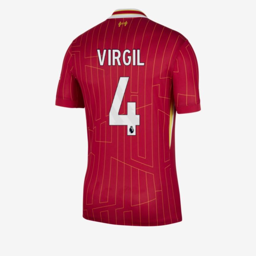 Virgil's Liverpool 4th Home Jersey for the 24-25 season