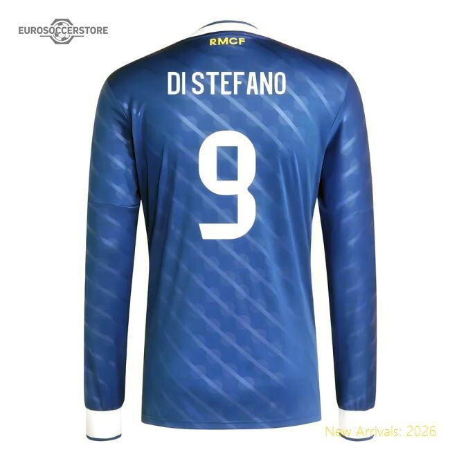 2025-2026 Real Madrid Long Sleeve Change Jersey (di Stefano 9)