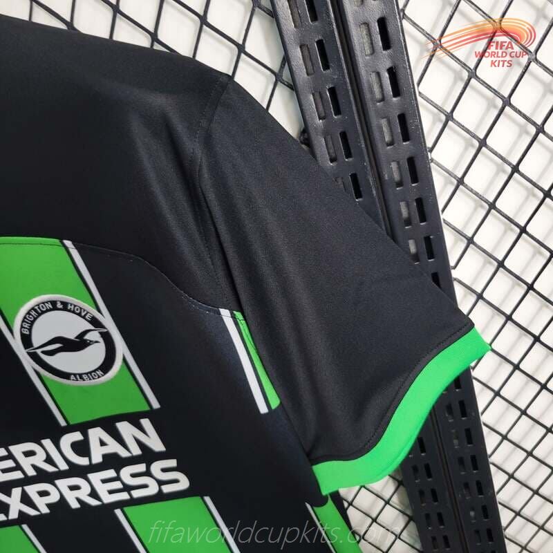 Brighton 23-24 Away Black/Green Football Kit