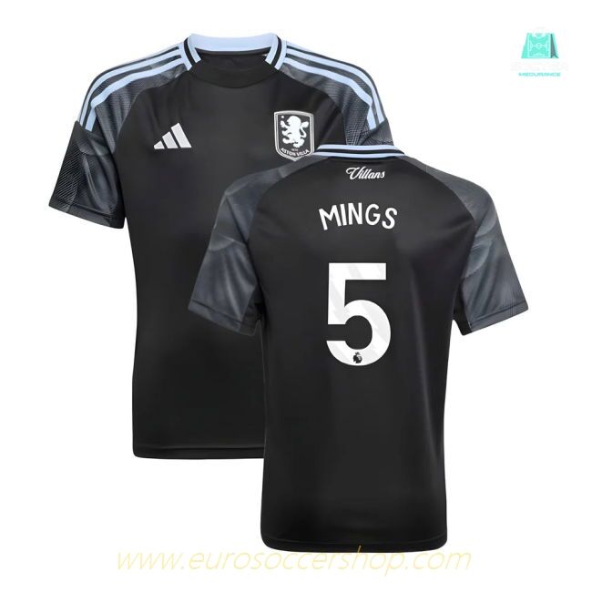 2025-2026 Aston Villa Away Shirt (Kids) (Mings 5)