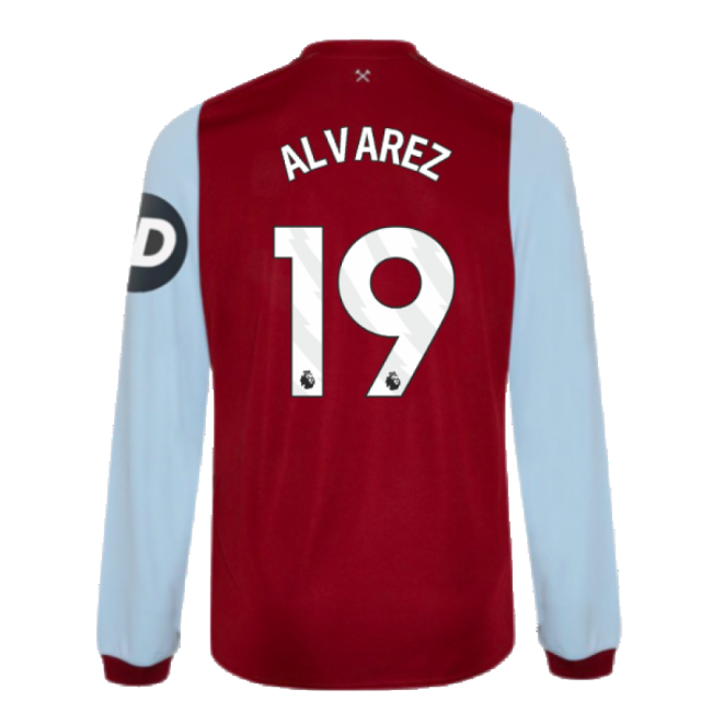 ALVAREZ 19 Game Replica West Ham Home Fan Jersey (Adults)